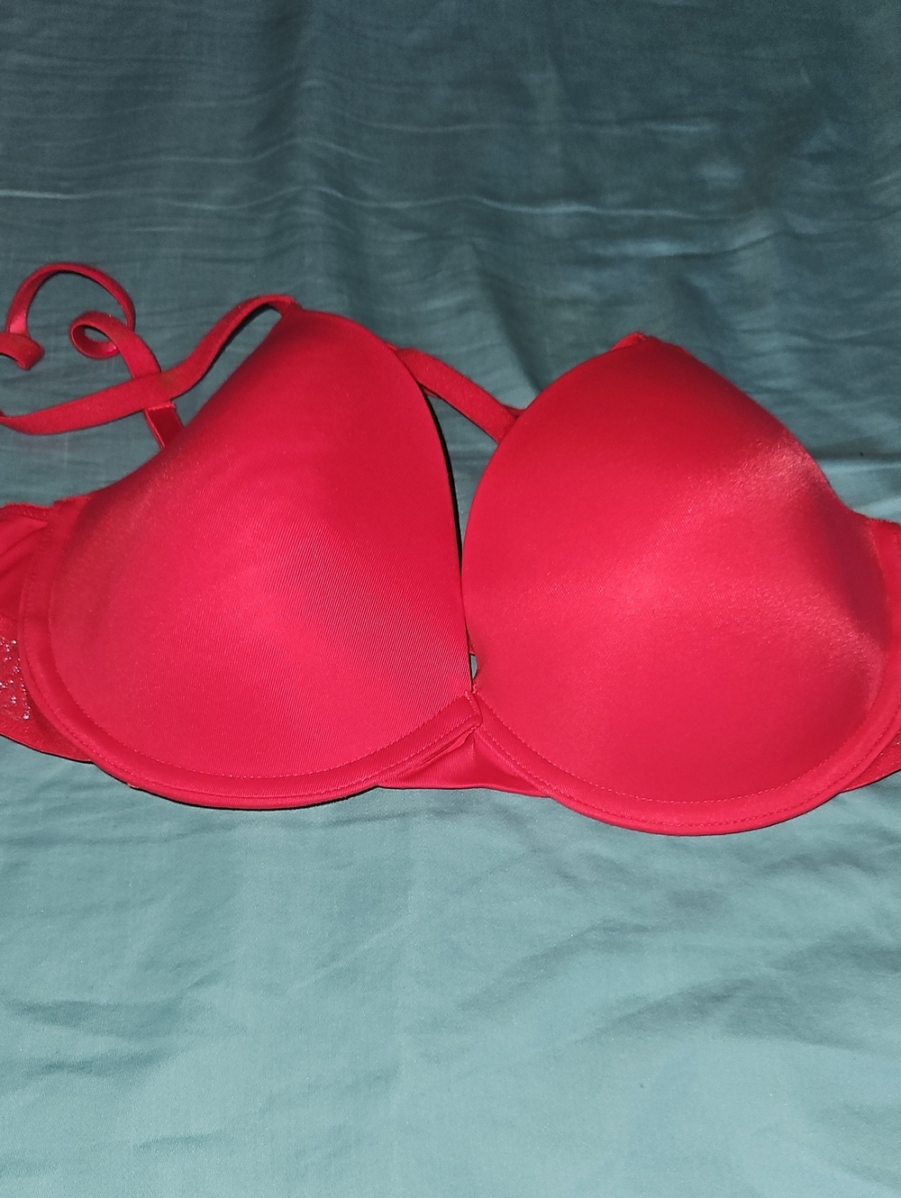 Victoria's Secret Red T-Shirt Push-Up Bra